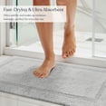 thumbnail image 6 of Delara Organic Cotton Reversible Bath Mat – 3000 GSM, GOTS Certified, Ultra-Thick & Super Absorbent | Soft, Plush & Quick-Drying Bathroom Rug, 6 of 7