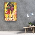 thumbnail image 5 of Startonight Canvas Wall Art Pastel Couple in the Rain, Framed Wall Decor 32" x 48", 5 of 6