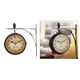 thumbnail image 4 of Reloj de pared para jardín al aire libre, reloj artístico con soporte fundido de doble cara giratorio de 360  degree, 4 of 9