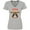 AC-Heather Grey, variant on Bernedoodle Dog Lover Women's V-Neck T-Shirt