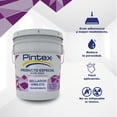 thumbnail image 4 of PINTEX Sellador Vinílico Transparente Linea 5x1 | Base Agua para Interior y Exterior | Mejora Adherencia y Reduce Porosidad | Fácil Aplicación | Sellador Transparente Cubeta 19 Litros, 4 of 5