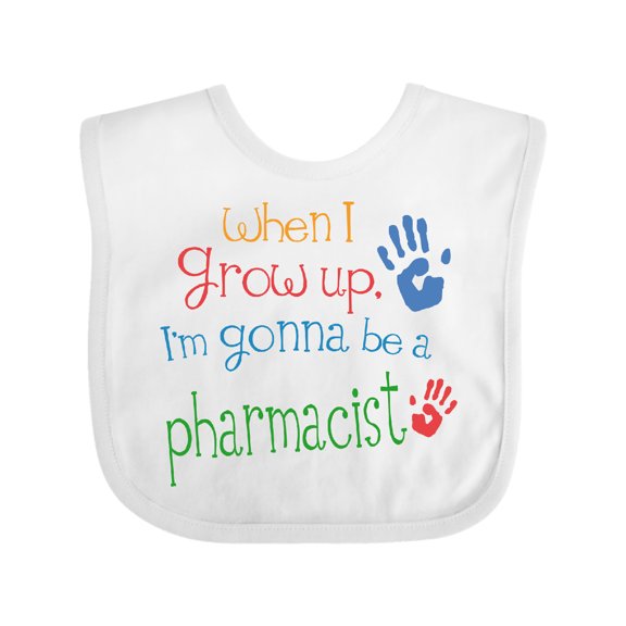 Inktastic Pharmacist Future Boys or Girls Baby Bib