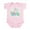 Petal Pink, variant on CafePress - Bunny With Easter Egg Infant Bodysuit - Baby Light Bodysuit, Size Newborn - 24 Months