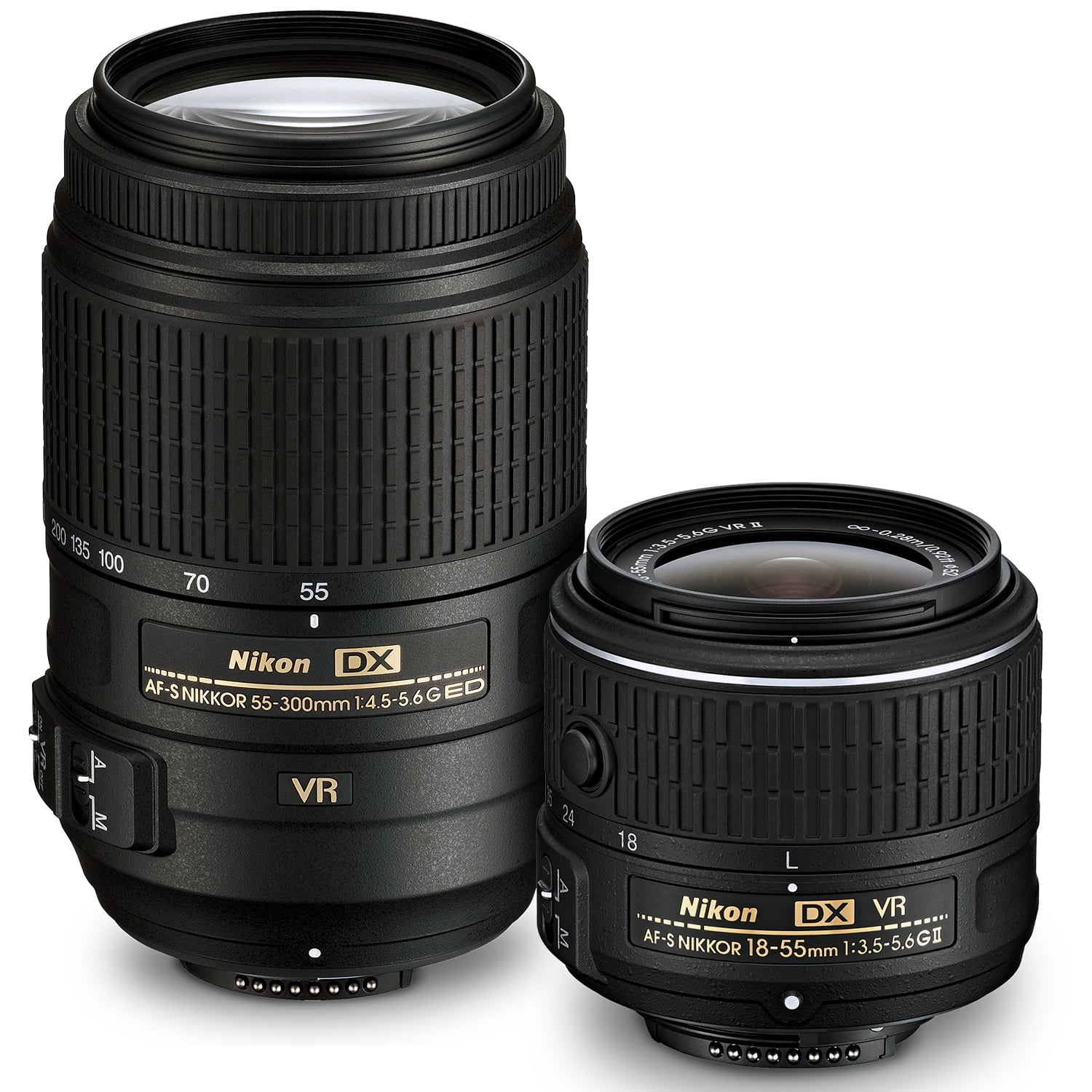 Nikon D3300 DSLR Camera 18-55mm VR II + 55-300mm NIKKOR Lens +