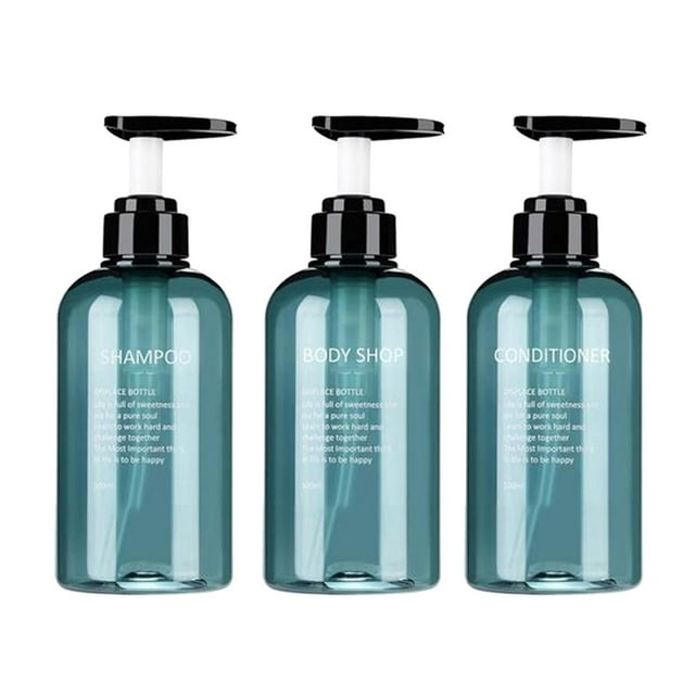 Bouteille à Pompe 3ml Distributeur de Lotion Moussante Liquide -300ml