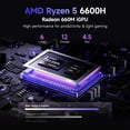thumbnail image 2 of NIMO 17.3" IPS FHD-Gaming-Laptop,AMD Ryzen 5 6600H 32GB DDR5 RAM 1TB SSD (Beat i7-1165G7, 6 Cores Up to 4.5GHz) AMD Radeon 660M GPU-Computer with 100W Type-C 2Y Warranty, 2 of 8