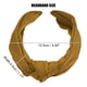 thumbnail image 4 of Diademas anudadas, diadema para mujer, aro para el cabello para todo tipo de cabello, accesorios para el cabello, amarillo, 4 of 7