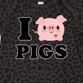 thumbnail image 4 of Inktastic I Love Pigs Boys or Girls Baby Bodysuit, 4 of 5