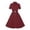 Red, variant on Party Dresses for Women Wedding Guest Dresses Women's Tea Dress Short Sleeve Party Dress Work Casual Dress