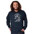 thumbnail image 3 of Fun With Three Holes Funny Bowling Men's Big & Tall Graphic Hoodie Brisco Brands 2X, 3 of 5