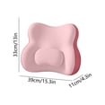 thumbnail image 3 of Back & Lumbar-fitted Chair Cushion, Soft Comfortable Breathable Slow-rebound Memory Foam Seat Pad, for Home / Office / Student Dormitory / Classroom Chairs, 3 of 6