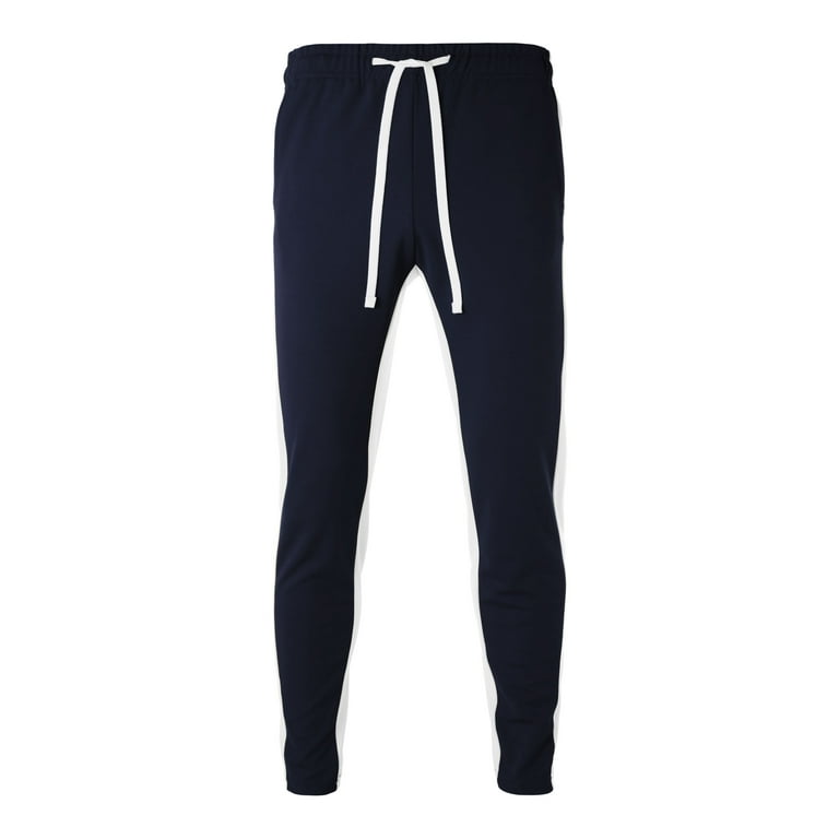Sweatpants with stripes on one leg shop