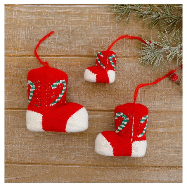Adornos Navideños Colgante In Calcetin Colorido onlyliua Miniatura