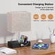 thumbnail image 3 of 2026 Table Lamps for Bedroom | Bedside Lamps with USB Charging Port | Dimmable Lamp for Bedroom | Bedside Light with 2 USB Ports and Phone Stands LED, 3 of 5