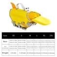 thumbnail image 5 of Dog Life Jacket with Chin Float (Duck Yellow) | High Buoyancy Dog Swimming Vest with Rescue Handle & Reflective Stripes, Adjustable, Tear Resistant for Small and Large Dogs, 5 of 6