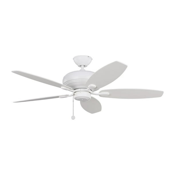 Energy Star Certified Ceiling Fan 52 Inch 5 Blade In Rubberized White With A Com Energy Star Certified Ceiling Fan 52, Energy Star Rated Ceiling Fans With Lights