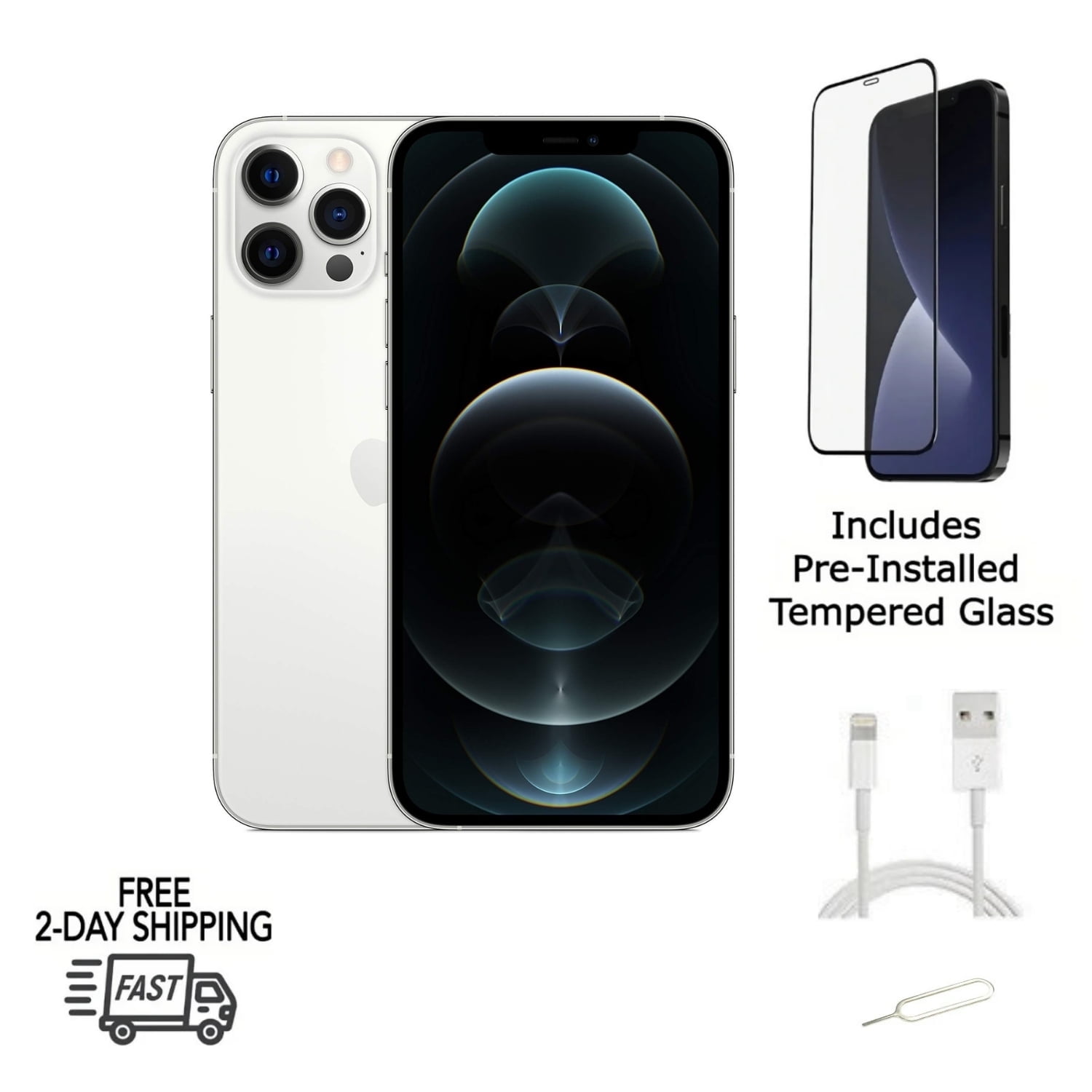 Apple iPhone 12 Pro 128GB 5G Graphite A2341 Fully Unlocked (Used