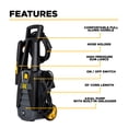 thumbnail image 6 of BE Power Equipment 1700 PSI 1.7 GPM Cold Water Corded Electric Pressure Washer, 6 of 9