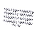 thumbnail image 4 of 50 tornillos separadores para letreros, clavos para vidrio publicitario, pernos de fijación para montaje en pared resistentes y versátiles para Plateado, 4 of 8