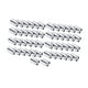 thumbnail image 4 of 50 tornillos publicitarios para montaje en pared, accesorios de fijación para publicidad. Plateado, 4 of 8