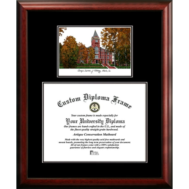 Georgia Institute Of Technology 14 X 17 Diplomate Diploma Frame Walmart Com Walmart Com