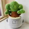 thumbnail image 4 of Muñeco de Peluche de Simulación de Plantas Suculentas en Macetas, Almohada de Flores en Maceta, Decoración Suave para la Mesita de Noche C, 4 of 5