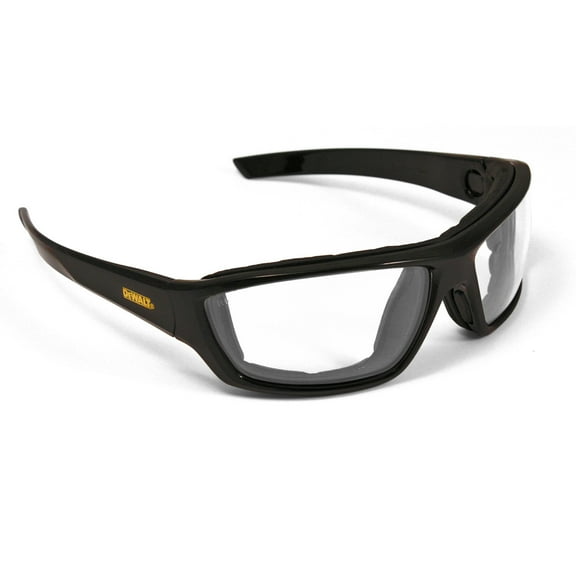 DeWalt DPG83-11 Converter Safety Glasses/Goggles - Black Frame - Clear Anti-Fog Lens