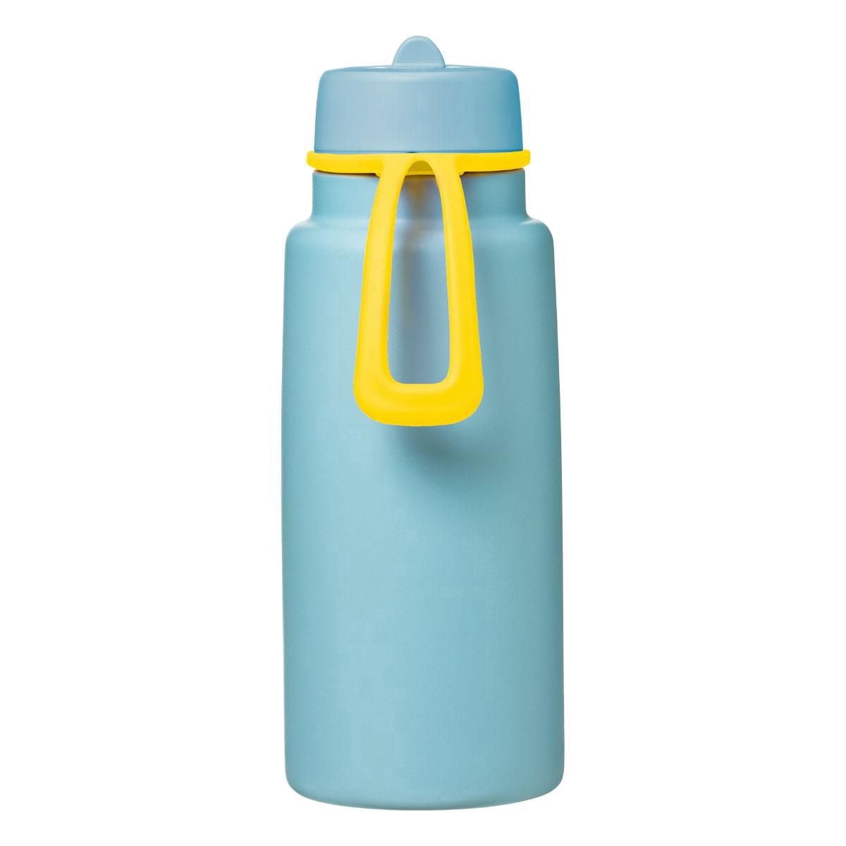 b.box - 34oz Insulated Flip Top Drink Tumbler with Straw Large and Durable Water Bottle for Teens & Adults Travel Water Bottle Triple Layer Insulation BPA Free 34oz