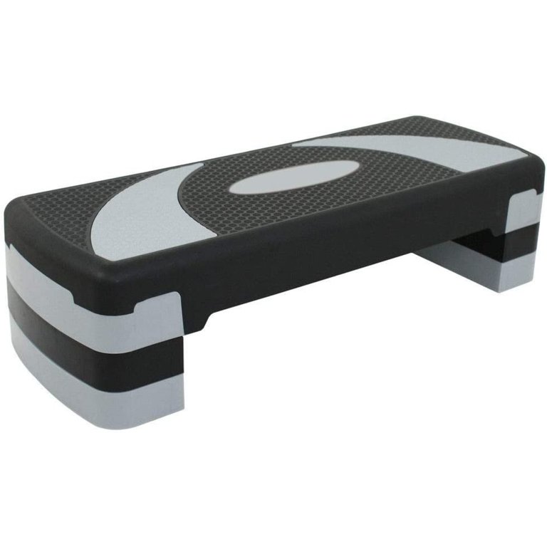 Adjustable Aerobic Step Platform | 4-6-8 Inch Height Options | 440lbs Capacity Home Workout Stepper