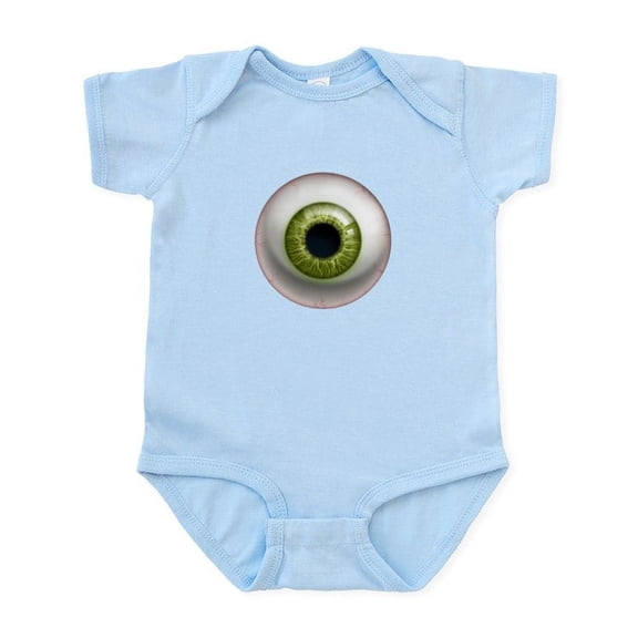 CafePress - The Eye: Green Infant Bodysuit - Baby Light Bodysuit, Size Newborn - 24 Months