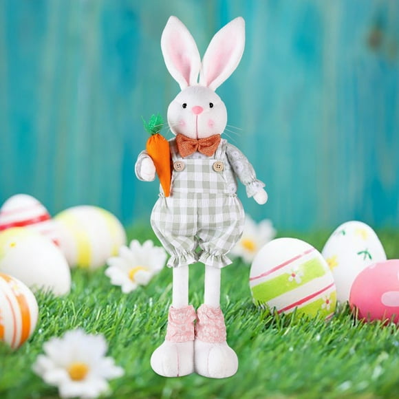Moocorvic Clearance Sale Easter Bunny Decor, 6.1x21.6in Standing Easter Bunnies for Home Indoor Spring Decor