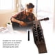 thumbnail image 3 of Kit De Puente De Palisandro Para Guitarra, 15 Piezas Decorativas, Tuerca De Puente De Plástico Para Guitarra, Silla De Montar, Robusta, Resistente Al Desgaste, Segura Para La, 3 of 7