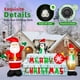 thumbnail image 4 of Estandarte inflable navideño con forma de reno de Papá Noel de 3 m, 4 of 9