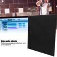 thumbnail image 3 of LLC 6 Pcs Planche Absorbante Acoustique Fibre de Polyester Insonorisée Ignifuge Panneaux Silencieux (Noir), 3 of 5
