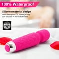 thumbnail image 4 of DEBGFS Holiday Clearance Mini Powerful Magic Cordless Wand Massager  Powerful Vibrate Wand Massager for Neck Shoulder Back Body Massage,pink, 4 of 8