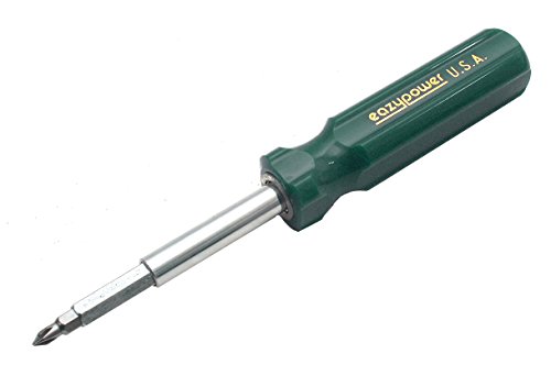 Eazypower 80623 12-Pack Isomax AAA Molded 6-in-1 Screwdriver Individually Gift Boxed Hot Colors
