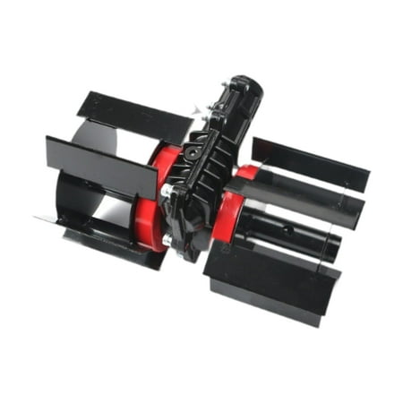 Fzaqwen Rotary Cultivator Tool Attachment Heavy Duty Garden Weeder for Greenhouses Loose 22cmx15cm