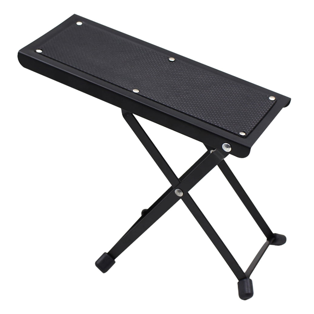 HEMOTON Guitar Foot Stool Foldable for Classical Acoustic Guitarists with Ergonomic Support .5x12x7 inches