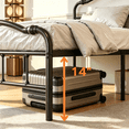 thumbnail image 3 of Apextella 14 in Twin Metal Platform Bed Frame with Headboard and Footboard, No Box Spring Needed, Underbed Storage, Black, 3 of 7