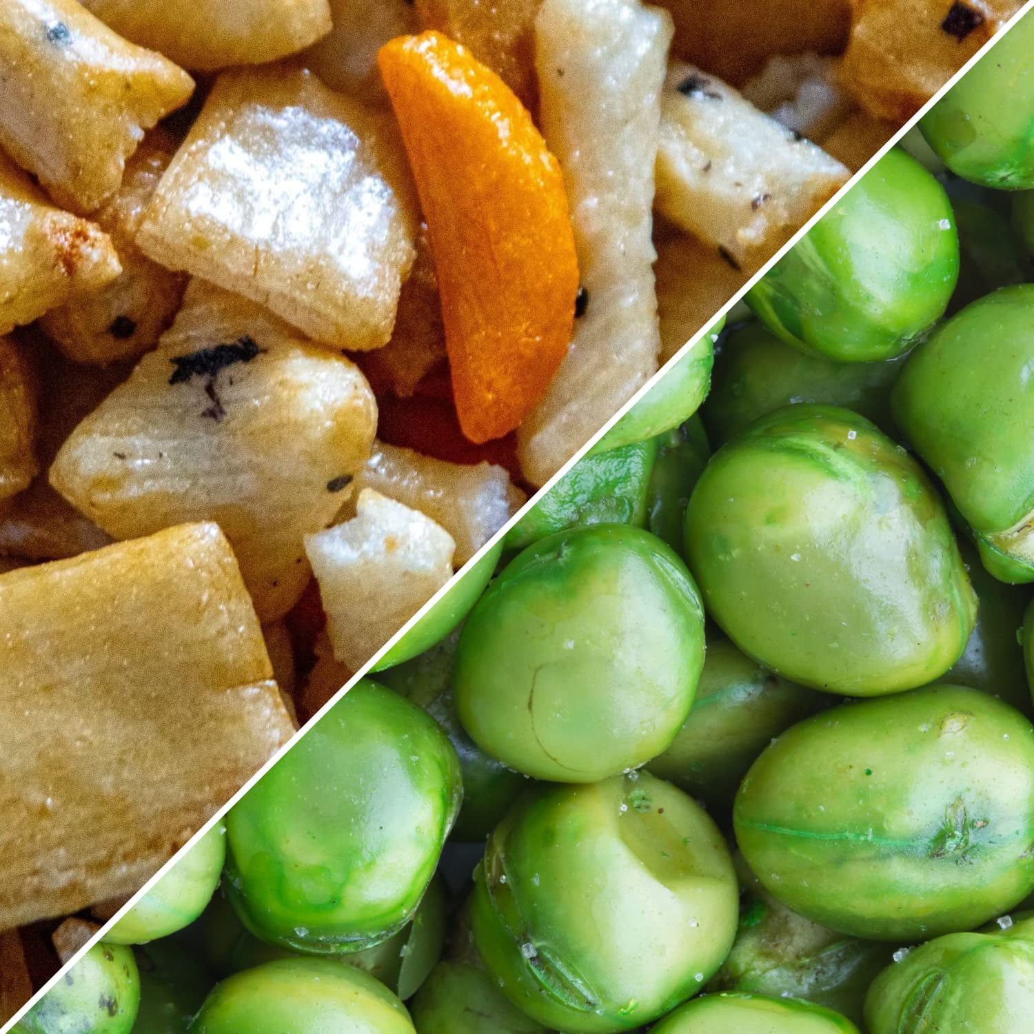 Roasted Salted Green Peas Snack - by It's Delish, 5 lbs Bulk Bag  Dried Pea with Salt Crunchy & Healthy Snacks  Vegan, Kosher