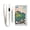 Hillside with Wildflowers and Houses, variant on JIALIOU Nylon Trifold Card Wallet with ID Window Zipper Pocket for Men Women Teen Child Blue Tree Door