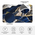 thumbnail image 4 of Blue Marble Doormat Outdoor Entrance 24"x36", Grey Gold Texture Vintage Farmhouse Art Absorb Moisture Dirt Door Mats, Non-Slip Rubber Backing Floor Mats Indoor, Low-Profile Front Door Rugs, 4 of 9