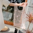 thumbnail image 3 of zttd flower embroidery hand bag organza casual tote mesh shopping bags woman handbags, 3 of 6