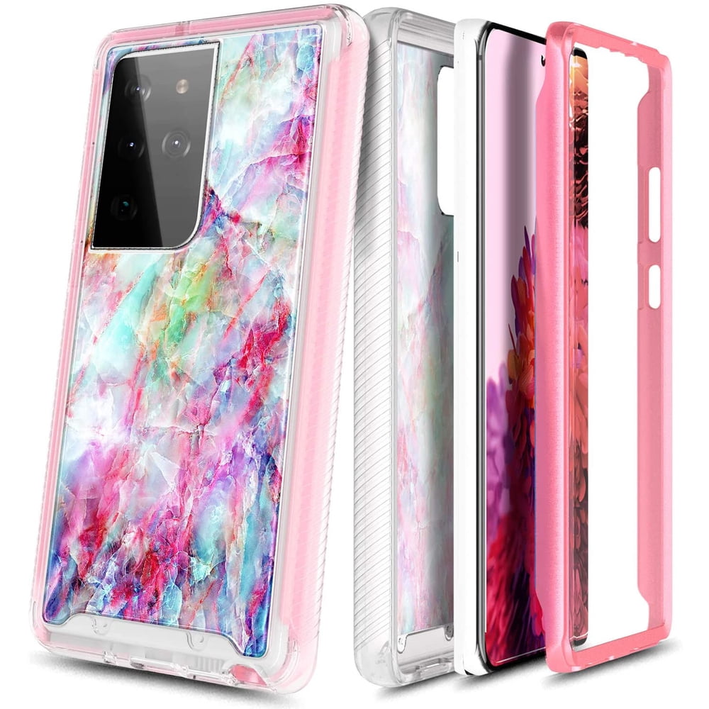 Samsung Galaxy S21 Ultra Phone Case, Nagebee FullBody with Front PC