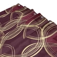 thumbnail image 3 of Yayeee Shower Curtain with Hooks 72"x72" Waterproof Fabric Bathroom Hanging Decor, Gold Abstract Pattern, 3 of 5