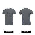 thumbnail image 2 of Coolnut Womens T Shirts Fashion Tops, Video Game Controller Illustrations Women's Basic Short Sleeve Tees, Grey Lightweight Casual Summer Clothes, S, 2 of 6