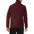 thumbnail image 2 of Ma Croix Mens Brushed Micro Fleece Full Zip Up Enclosure Outdoors Sweater Jacket, 2 of 6