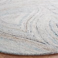 thumbnail image 2 of SAFAVIEH Abstract Hypatia Swirls Area Rug, Beige/Blue, 6' x 6' Round, 2 of 8