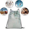 thumbnail image 5 of Drawstring Bags for Men Women, Lightweight Sport Gym Backpack for Sports Yoga Travel, 14x16 Inch, 5 of 5
