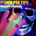 thumbnail image 6 of DrWhiten 12PCS Face Paint Pens, UV Neon Glow in the Dark Face and Body Paint Markers, 6 of 6